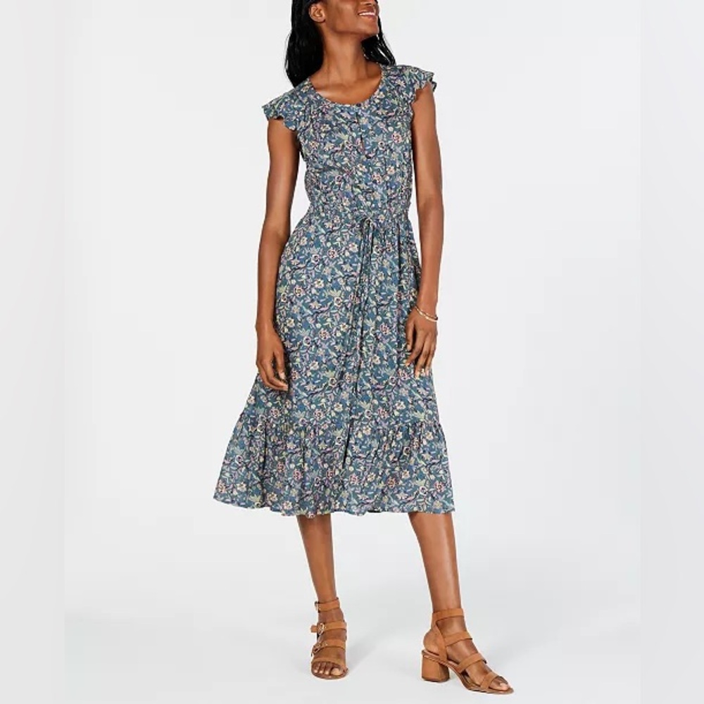 Lucky Brand Felicia Peasant Dress